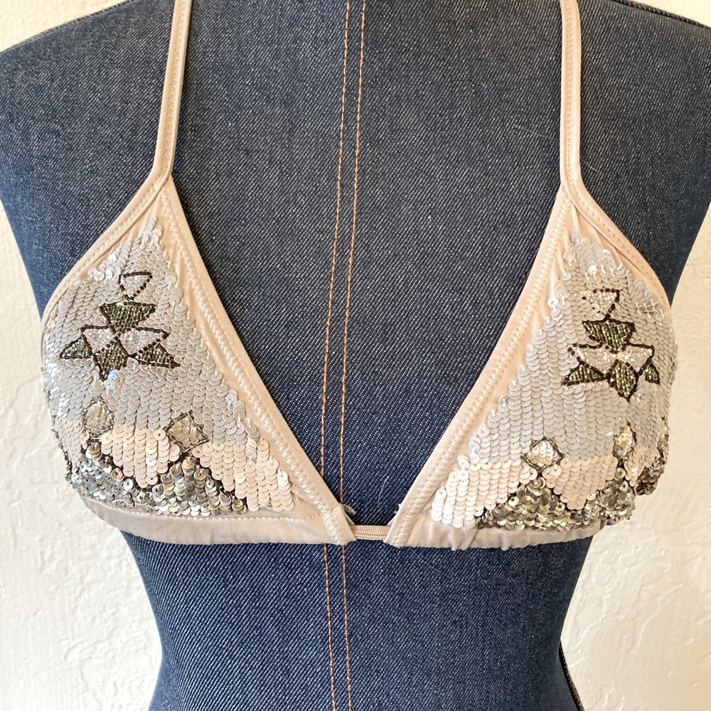 All saints bikini top.  Xs sequence perfect condition.